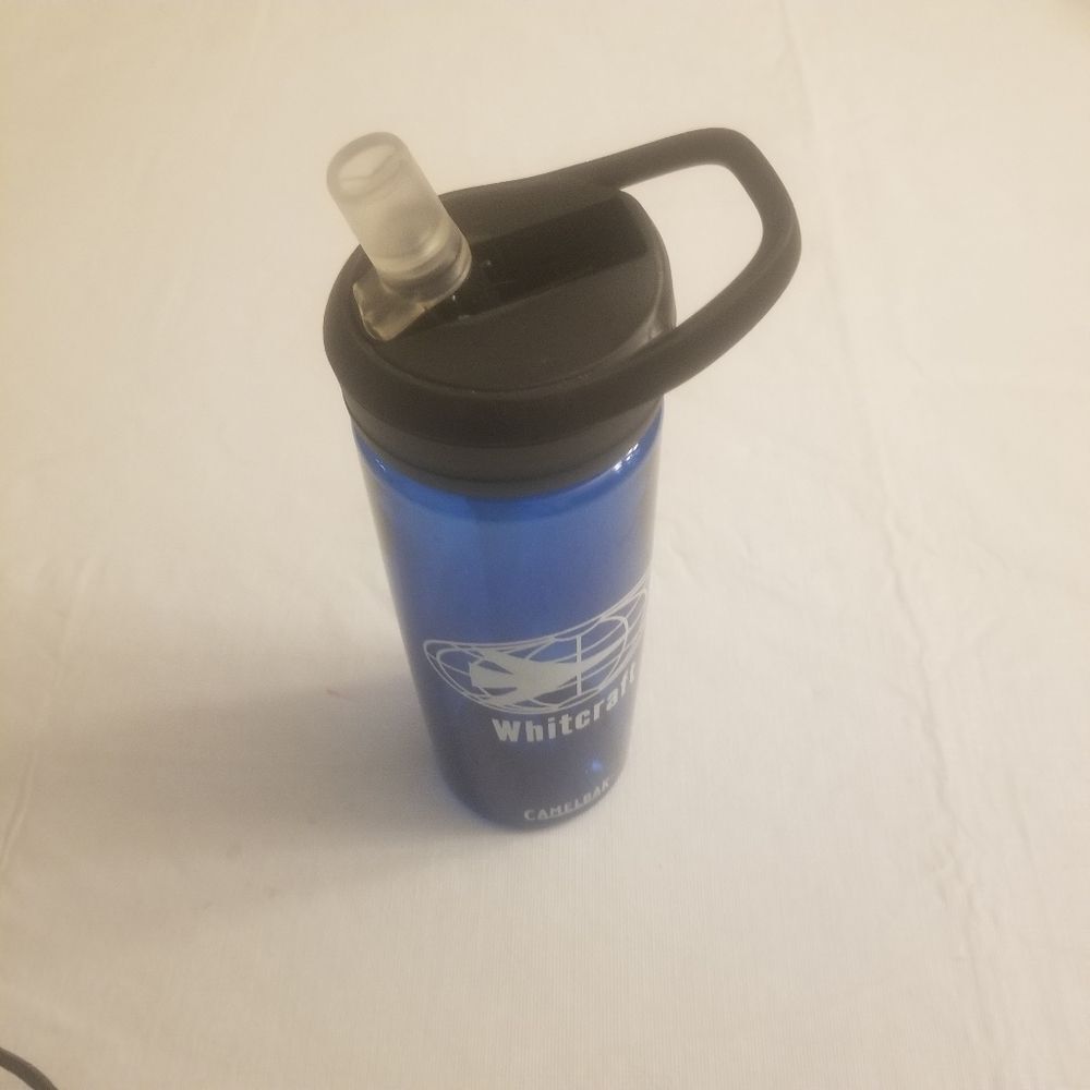 Camelbak Whitcraft Dark Blue Plastic Water Bottle with Straw